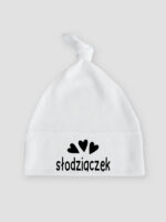 słodziaczek czapka biala 037