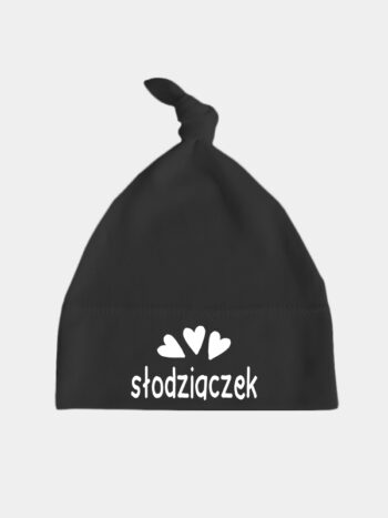 słodziaczek czapka czarna 037