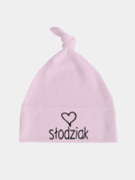 słodziak z sercem czapka rozowa 033