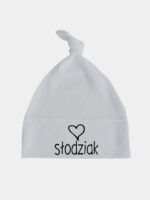 słodziak z sercem czapka szara 033