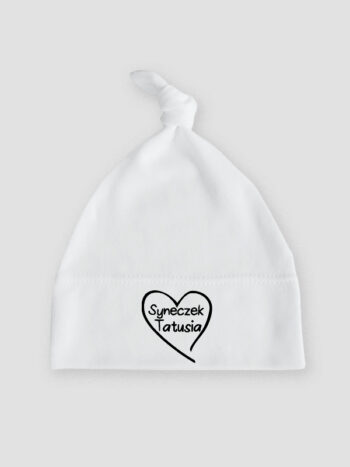 syneczek tatusia czapka biala 012