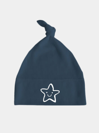 uśmiechnięta gawiazdka czapka granatowa 045