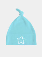 uśmiechnięta gawiazdka czapka turkusowa 045