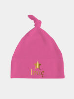 z imieniem i gwiazdką nadruk złoty czapka fuksjowa 036