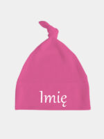 z imieniem niemowlaka czapka fuksjowa 046 z imieniem niemowlaka czapka fuksjowa 046
