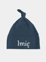 z imieniem niemowlaka czapka granatowa 046 z imieniem niemowlaka czapka granatowa 046