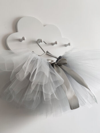 spódniczka tutu dla dziewczynki kolor szary T009 