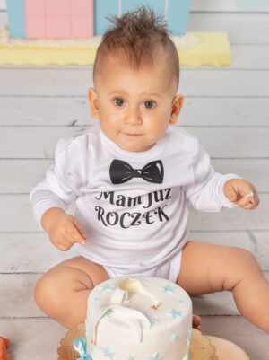 mam juz roczek z muszką dla chłopca galeria