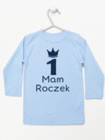 mam roczek z jedynką koszulka z długim rękawem kolor błękitny 262 mam roczek z jedynką koszulka z długim rękawem kolor błękitny 262