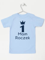 mam roczek z jedynką koszulka z krótkim rękawem kolor błękitny 262 mam roczek z jedynką koszulka z krótkim rękawem kolor błękitny 262