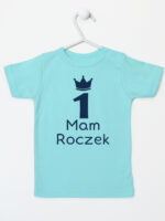 mam roczek z jedynką koszulka z krótkim rękawem kolor miętowy 262 mam roczek z jedynką koszulka z krótkim rękawem kolor miętowy 262
