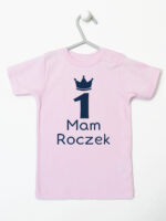 mam roczek z jedynką koszulka z krótkim rękawem kolor różowy 262 mam roczek z jedynką koszulka z krótkim rękawem kolor różowy 262