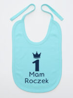 mam roczek z jedynką śliniak niemowlęcy kolor miętowy 262 mam roczek z jedynką śliniak niemowlęcy kolor miętowy 262