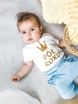 pół roku nadruk złoty galeria