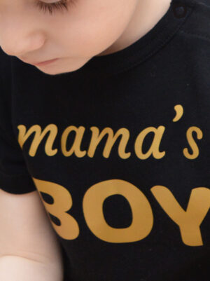 synek mamusi nadruk złoty galeria