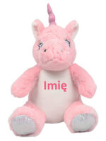 maskotka jednorożec z imieniem dziecka m008 2