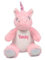 maskotka jednorożec z imieniem dziecka m008 3
