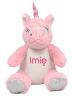 maskotka jednorożec z imieniem dziecka m008 8