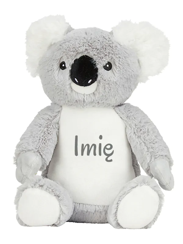 maskotka koala mały z imieniem dziecka m012 1