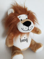 maskotka lew mały z imieniem dziecka m020a