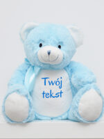 maskotka miś niebieski duży z twoim nadrukiem m005 1