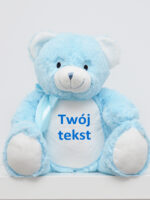 maskotka miś niebieski duży z twoim nadrukiem m005 2