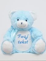 maskotka miś niebieski duży z twoim nadrukiem m005 6