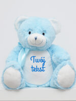 maskotka miś niebieski duży z twoim nadrukiem m005 7