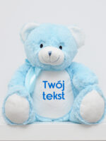 maskotka miś niebieski duży z twoim nadrukiem m005 8