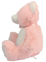 maskotka miś różowy duży z twoim napisem m004a