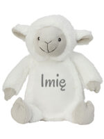maskotka owieczka mała z imieniem dziecka m014 1