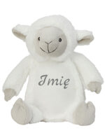 maskotka owieczka mała z imieniem dziecka m014 6