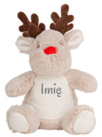 maskotka renifer mały z imieniem dziecka m011 1