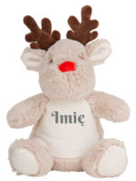 maskotka renifer mały z imieniem dziecka m011 3