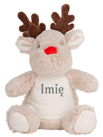 maskotka renifer mały z imieniem dziecka m011 4