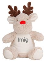maskotka renifer mały z imieniem dziecka m011 8