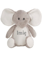 maskotka słonik mały z imieniem dziecka m010 4