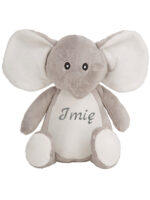 maskotka słonik mały z imieniem dziecka m010 6