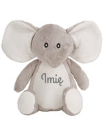 maskotka słonik mały z imieniem dziecka m010 7