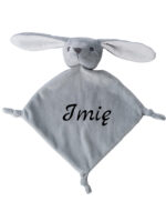 przytulanka myszka szara z imieniem dziecka m027 6