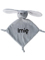 przytulanka myszka szara z imieniem dziecka m027 8