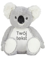 pluszak duży koala w kolorze szarym z własnym napisem m034 8