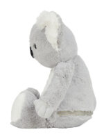 pluszak duży koala w kolorze szarym z własnym napisem m034 bok
