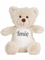 pluszak miś mały jasnybrąz z imieniem dziecka m039-5 pluszak miś mały jasnybrąz z imieniem dziecka m039 5