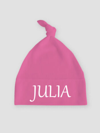 czapka fuksjow z imieniem julia