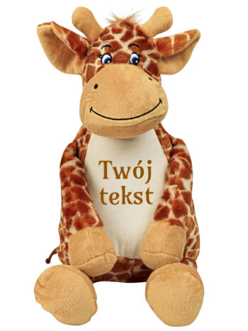 maskotka duża żyrafka personalizowana m043 4