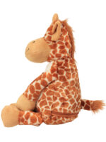 maskotka duża żyrafka personalizowana z boku m043