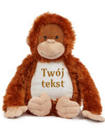 pluszak duży małpka z nadrukiem dla dziecka na prezent m044 4