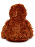 pluszak duży małpka z nadrukiem dla dziecka na prezent tył m044