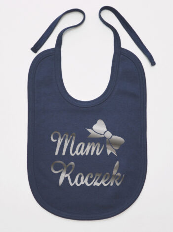 śliniak granatowy mam roczek